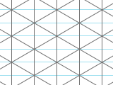 Pattern 2 grid, vertical